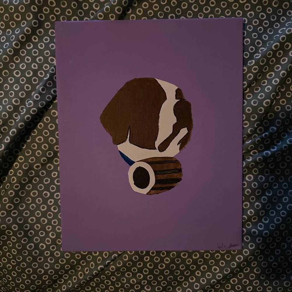 Saint Bernard Painting